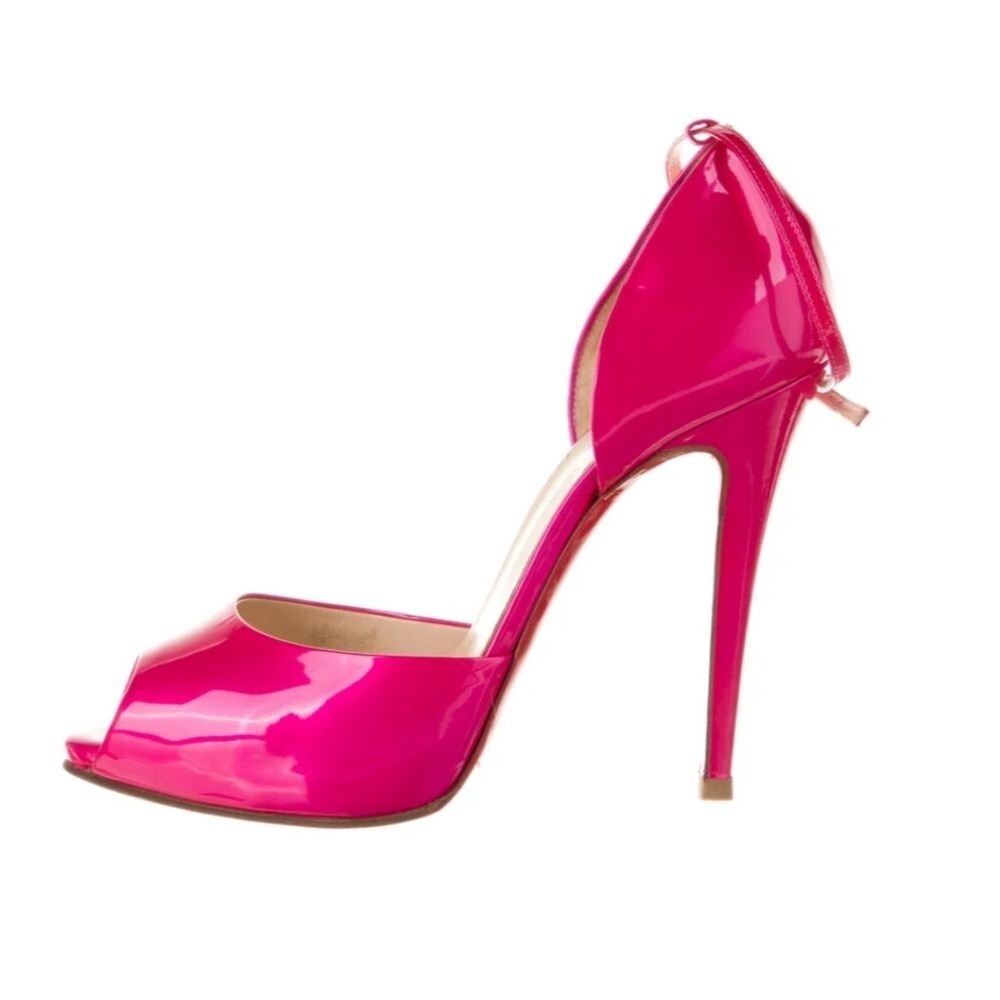 Christian Louboutin Claudia D'Orsay Pumps Patent Leather
